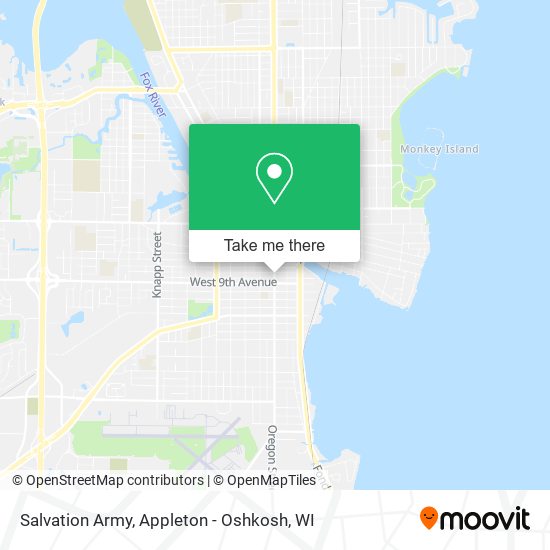 Salvation Army map