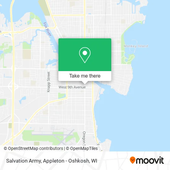 Mapa de Salvation Army