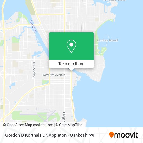 Gordon D Korthals Dr map