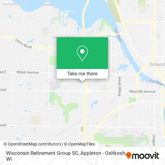 Mapa de Wisconsin Retirement Group SC