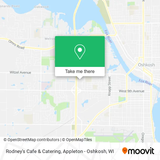 Mapa de Rodney's Cafe & Catering