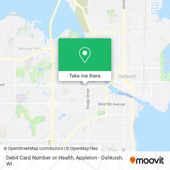 Mapa de Debit Card Number or Health