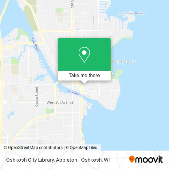 Mapa de Oshkosh City Library