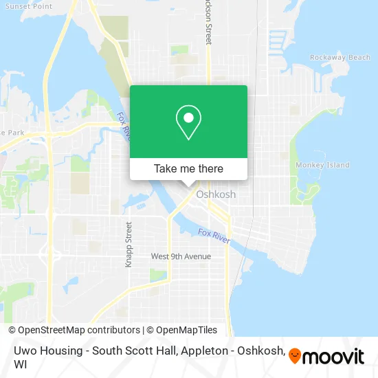 Mapa de Uwo Housing - South Scott Hall