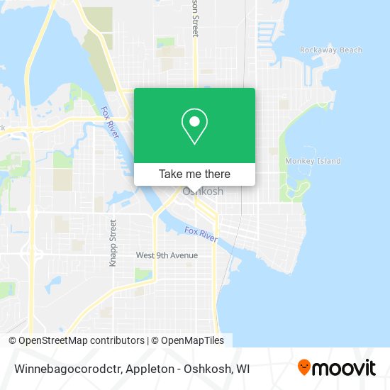 Winnebagocorodctr map