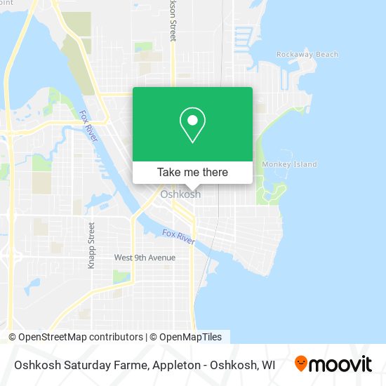 Oshkosh Saturday Farme map