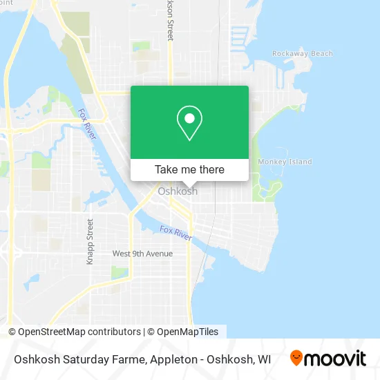 Mapa de Oshkosh Saturday Farme
