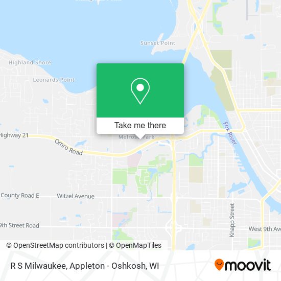 Mapa de R S Milwaukee