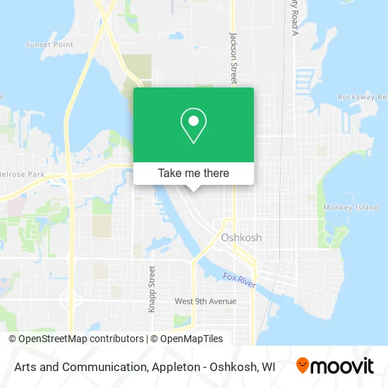 Mapa de Arts and Communication