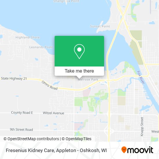 Fresenius Kidney Care map