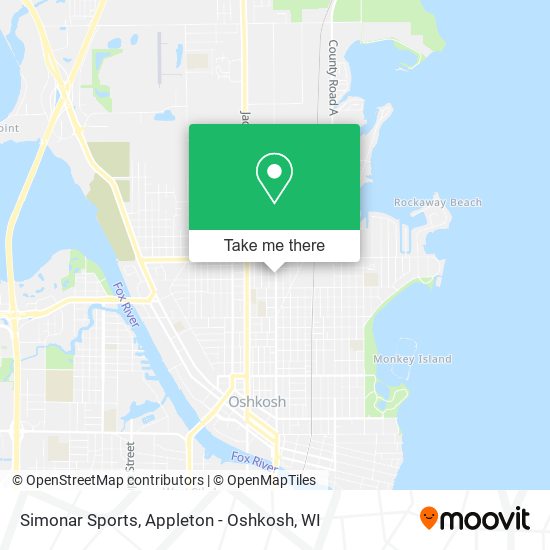 Simonar Sports map