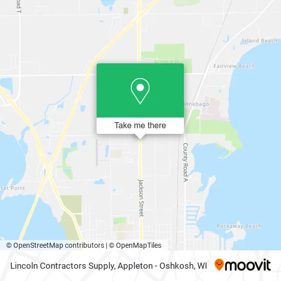 Lincoln Contractors Supply map