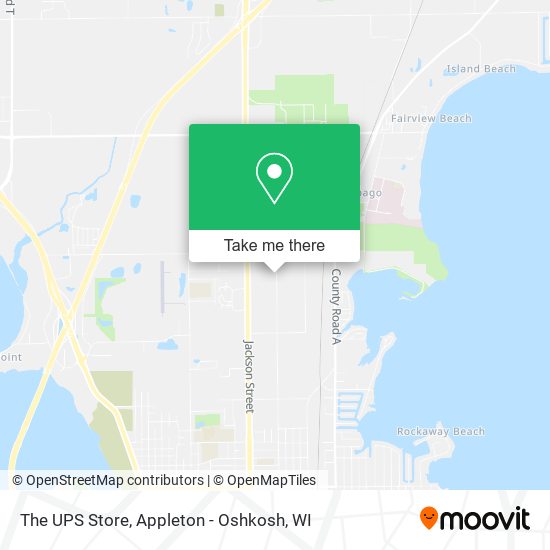 The UPS Store map