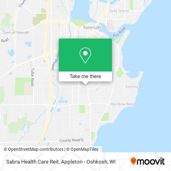 Mapa de Sabra Health Care Reit