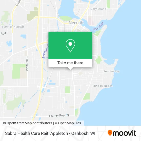 Mapa de Sabra Health Care Reit