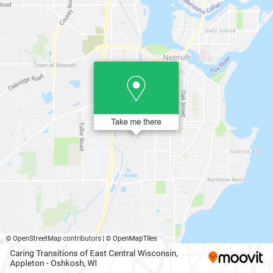 Mapa de Caring Transitions of East Central Wisconsin