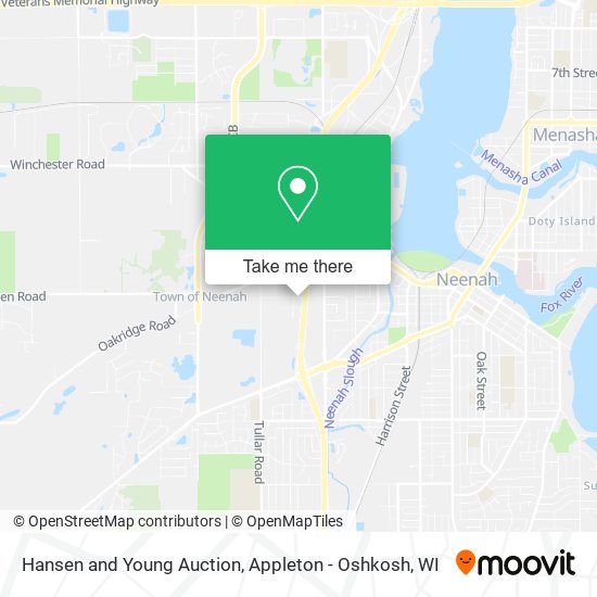 Mapa de Hansen and Young Auction