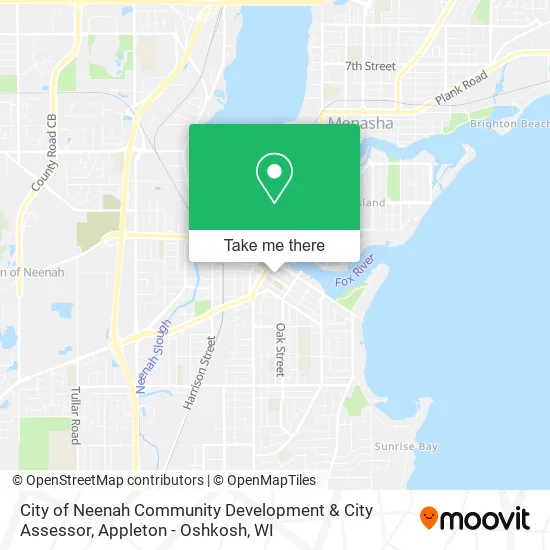 Mapa de City of Neenah Community Development & City Assessor