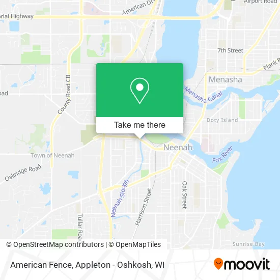 Mapa de American Fence