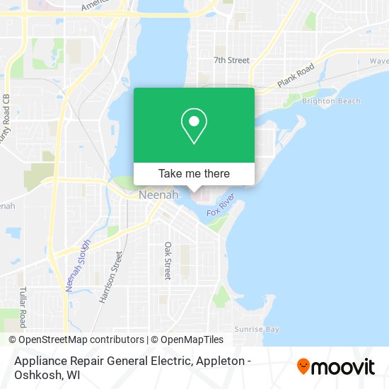 Appliance Repair General Electric map