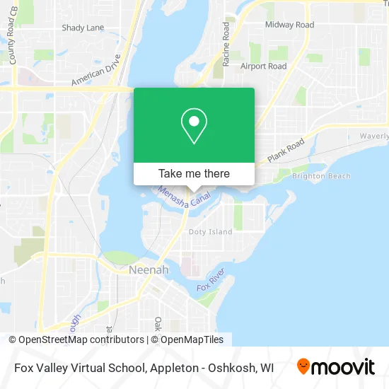 Fox Valley Virtual School map