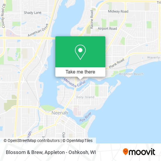 Blossom & Brew map