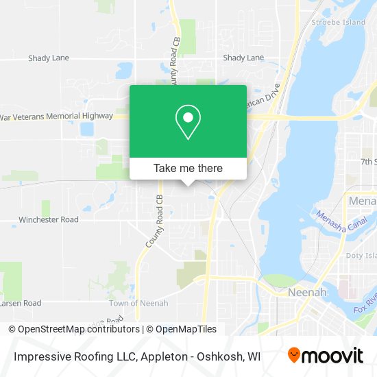 Impressive Roofing LLC map