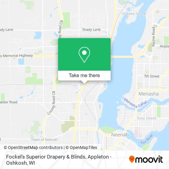 Mapa de Fockel's Superior Drapery & Blinds