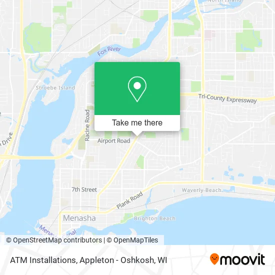 ATM Installations map