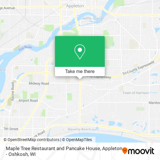 Maple Tree Restaurant and Pancake House map