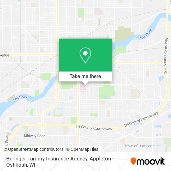Beringer Tammy Insurance Agency map