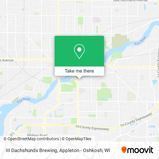 Mapa de III Dachshunds Brewing