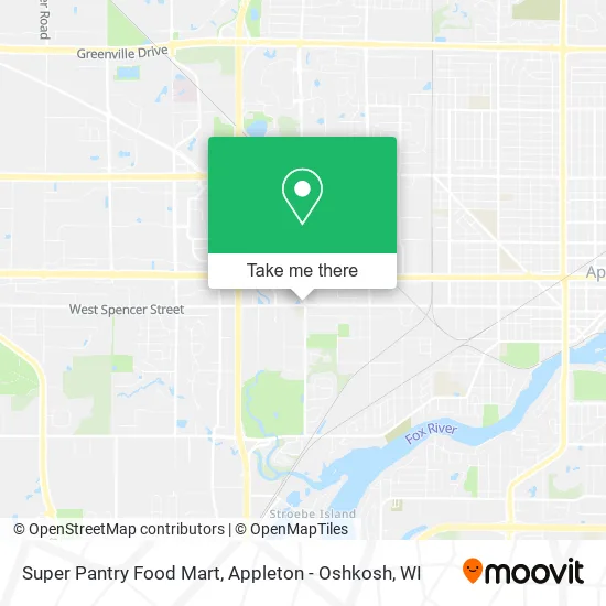 Super Pantry Food Mart map