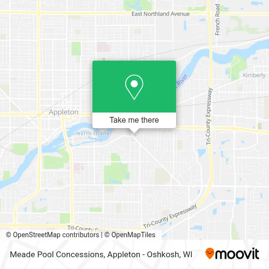 Meade Pool Concessions map