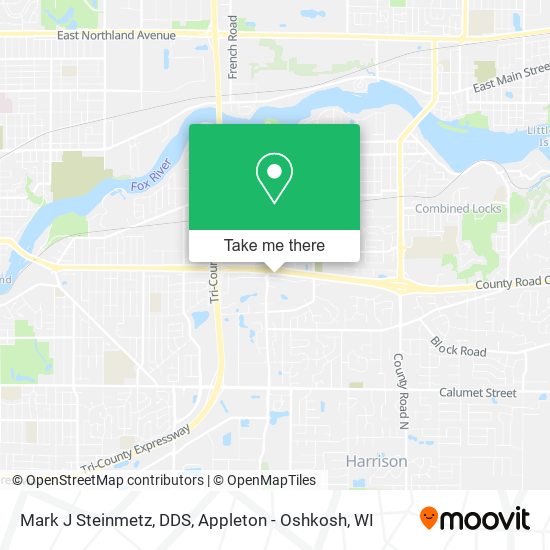 Mark J Steinmetz, DDS map