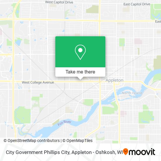 City Government Phillips City map