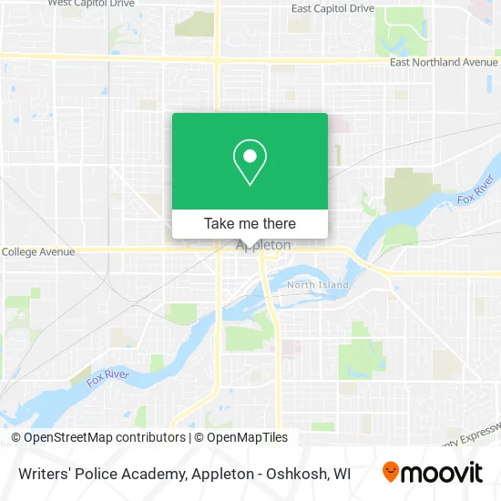 Mapa de Writers' Police Academy