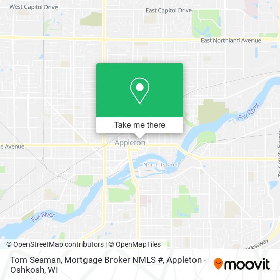 Tom Seaman, Mortgage Broker NMLS # map