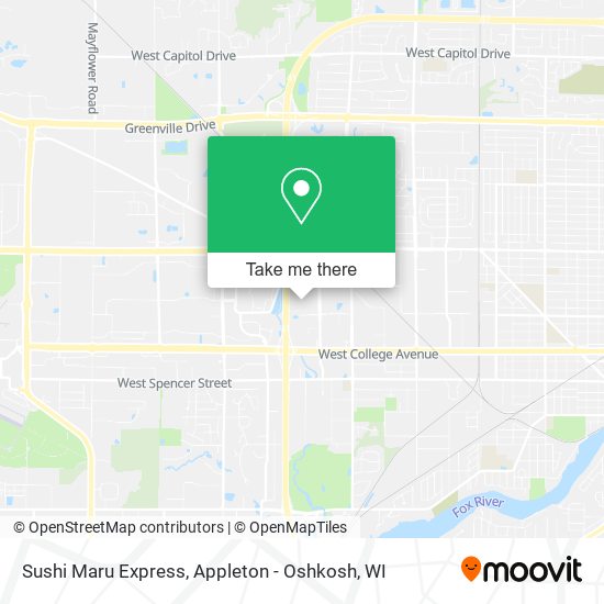 Sushi Maru Express map