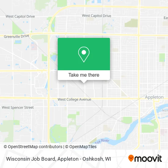 Mapa de Wisconsin Job Board
