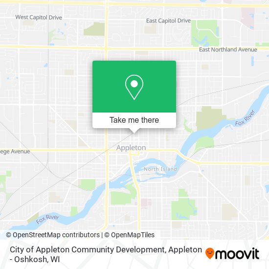 Mapa de City of Appleton Community Development