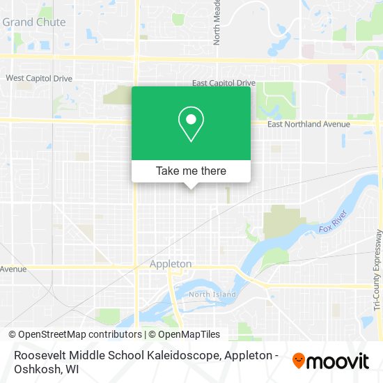 Roosevelt Middle School Kaleidoscope map