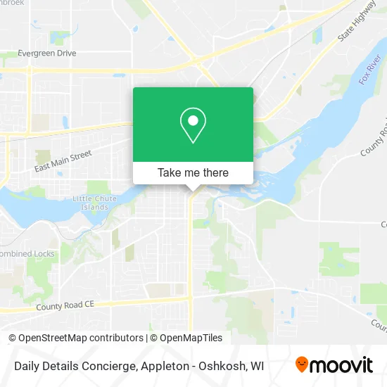 Mapa de Daily Details Concierge