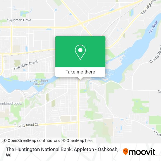 The Huntington National Bank map