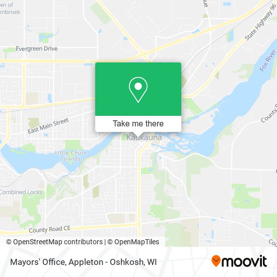 Mayors' Office map