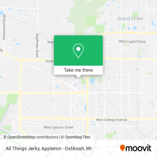Mapa de All Things Jerky