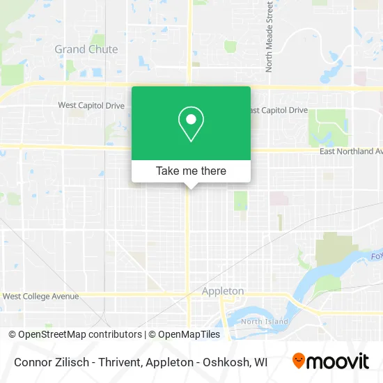 Mapa de Connor Zilisch - Thrivent