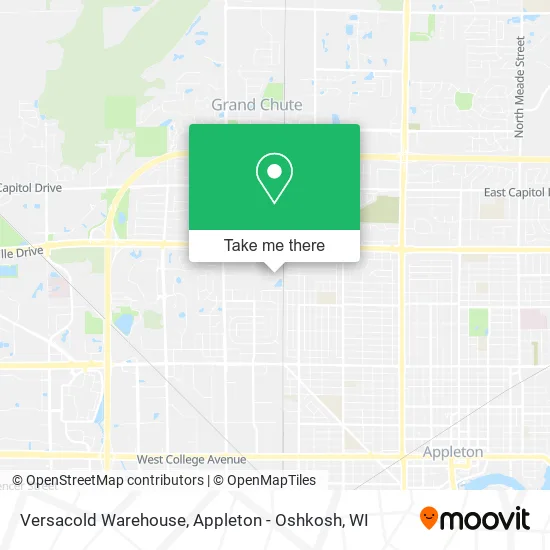 Mapa de Versacold Warehouse