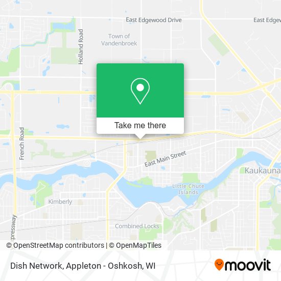 Mapa de Dish Network