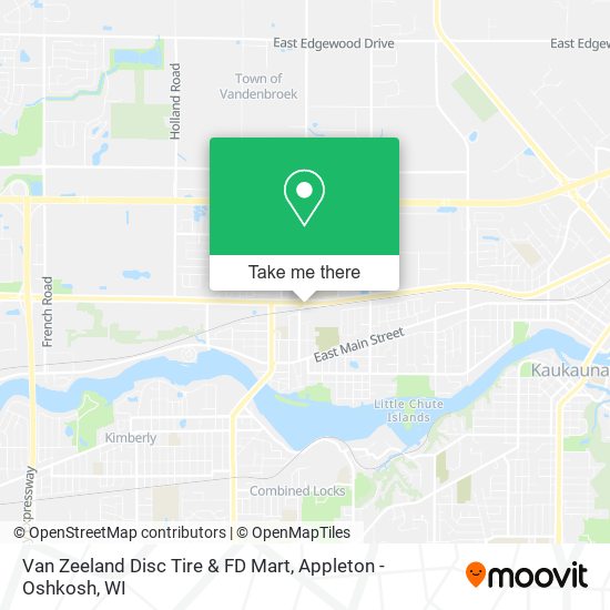 Mapa de Van Zeeland Disc Tire & FD Mart